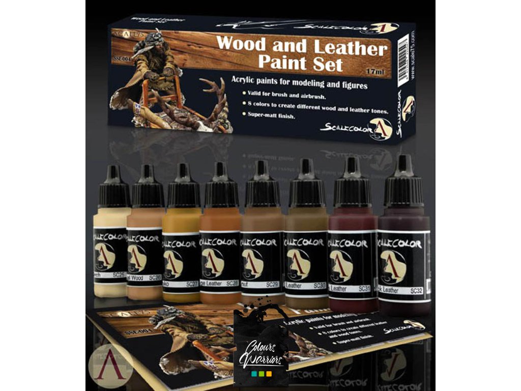 Scale 75 wood and leather top