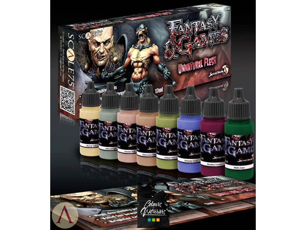 SCALECOLOR: UNNATURAL FLESH PAINT SET