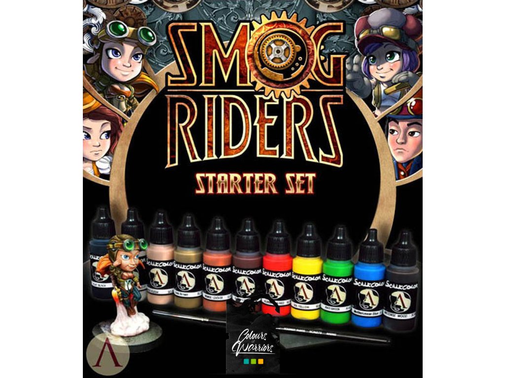 SCALECOLOR: SMOG RIDERS STARTER KIT