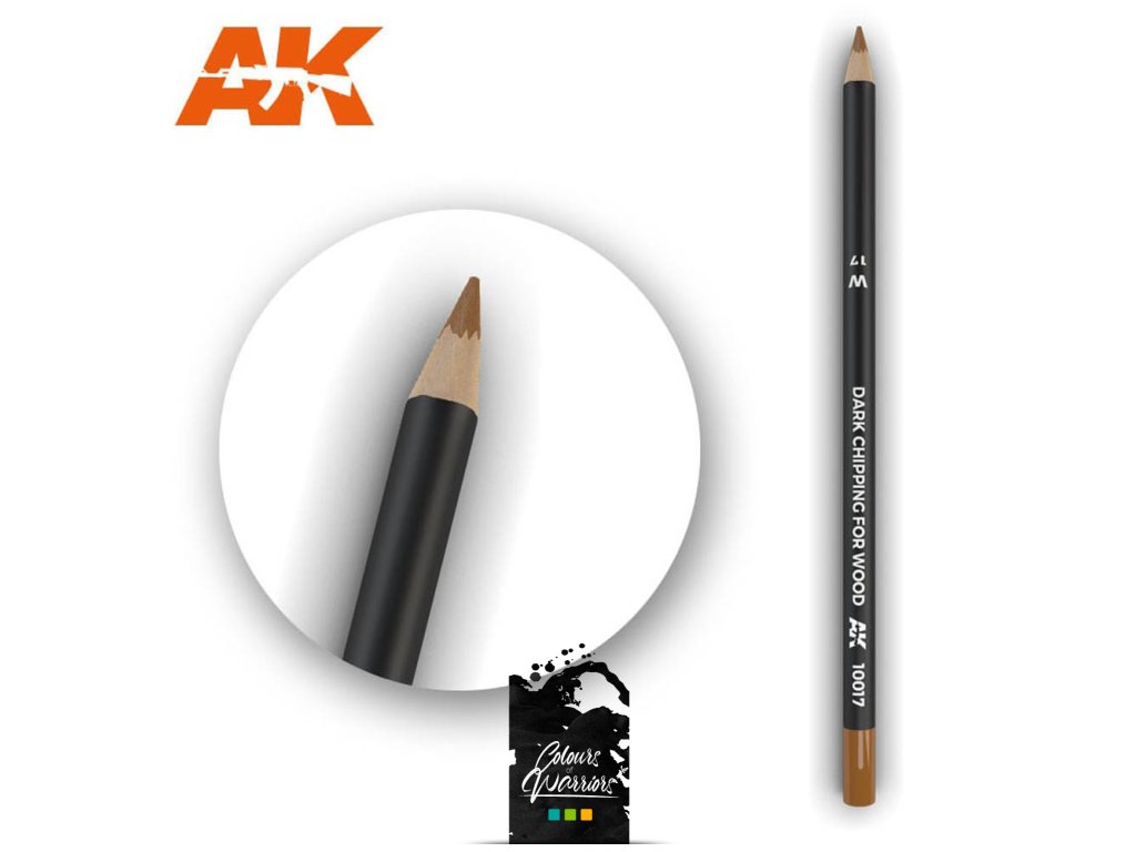 PENCILS: WATERCOLOR PENCIL DARK CHIPPING FOR WOOD