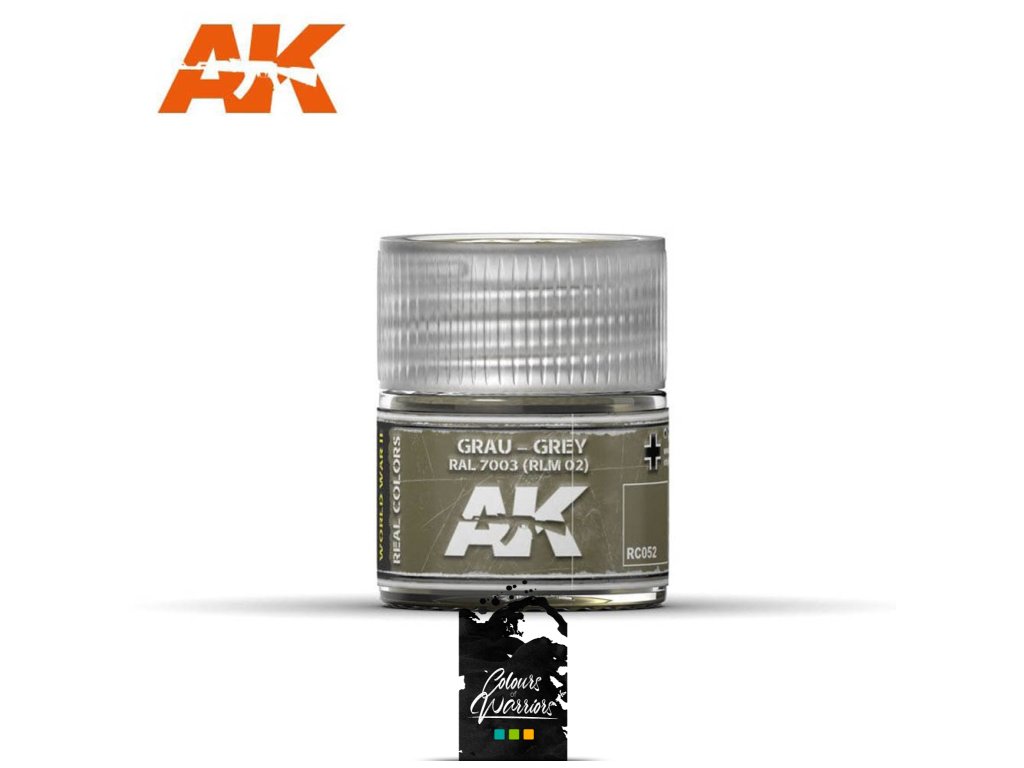 REAL COLORS: GRAU-GREY RAL 7003 (RML 02)