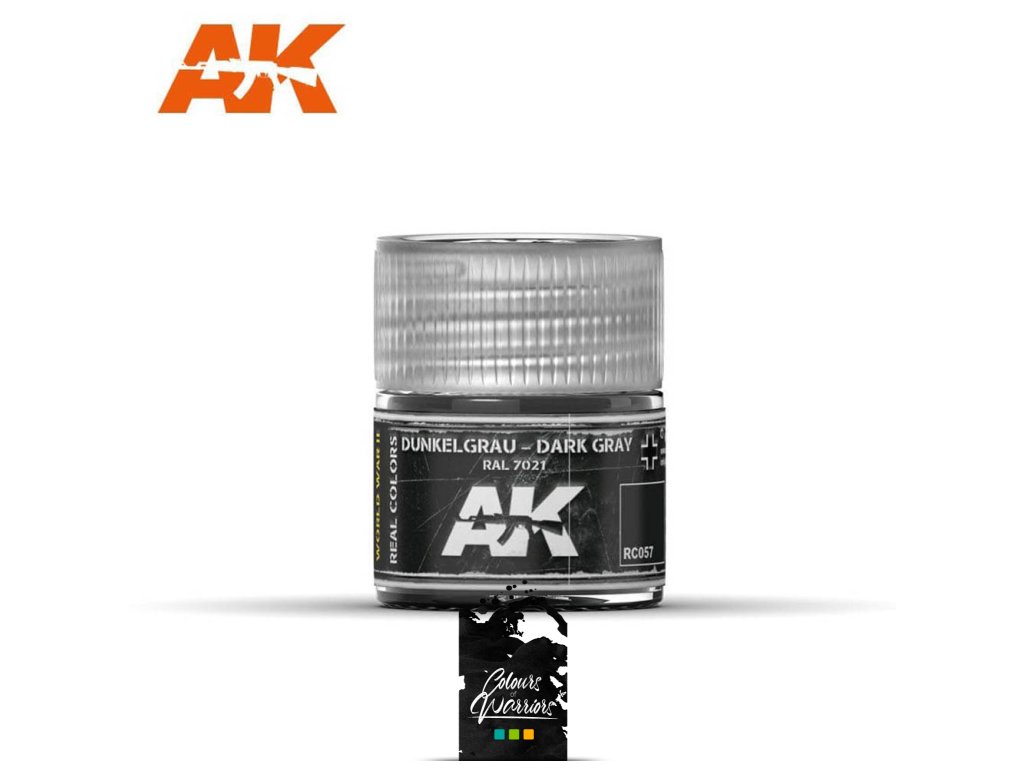 REAL COLORS: DUNKELGRAU-DARK GRAY RAL 7021