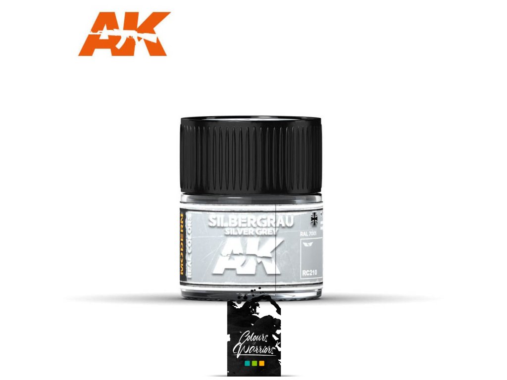 REAL COLORS: SILBERGRAU-SILVER GREY RAL 7001
