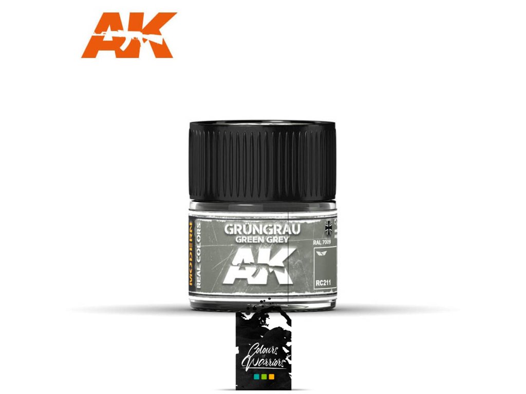 REAL COLORS: GRÜNGRAU-GREEN GREY RAL 7009 (MODERN)