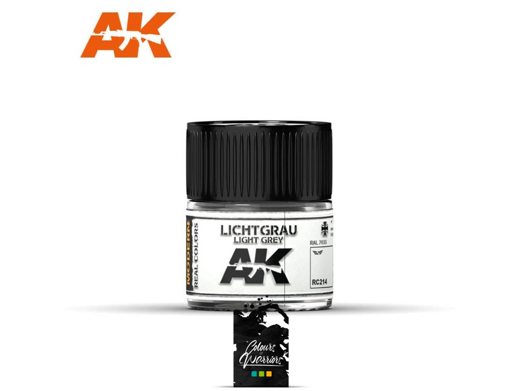 REAL COLORS: LICHTGRAU-LIGHT GREY RAL 7035