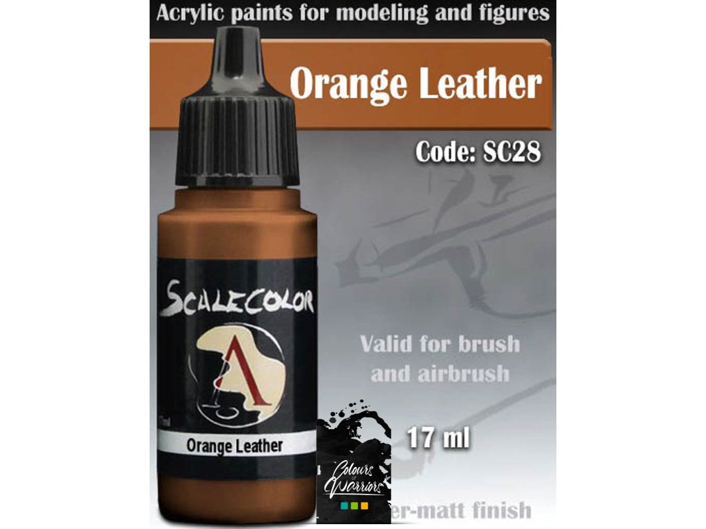 SCALECOLOR: ORANGE LEATHER