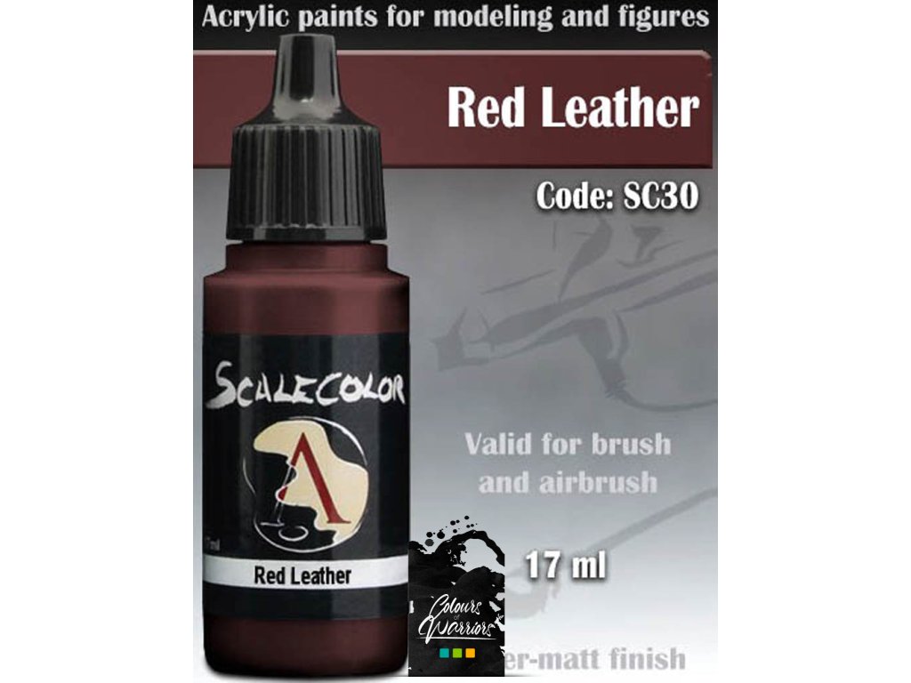 SCALECOLOR: RED LEATHER