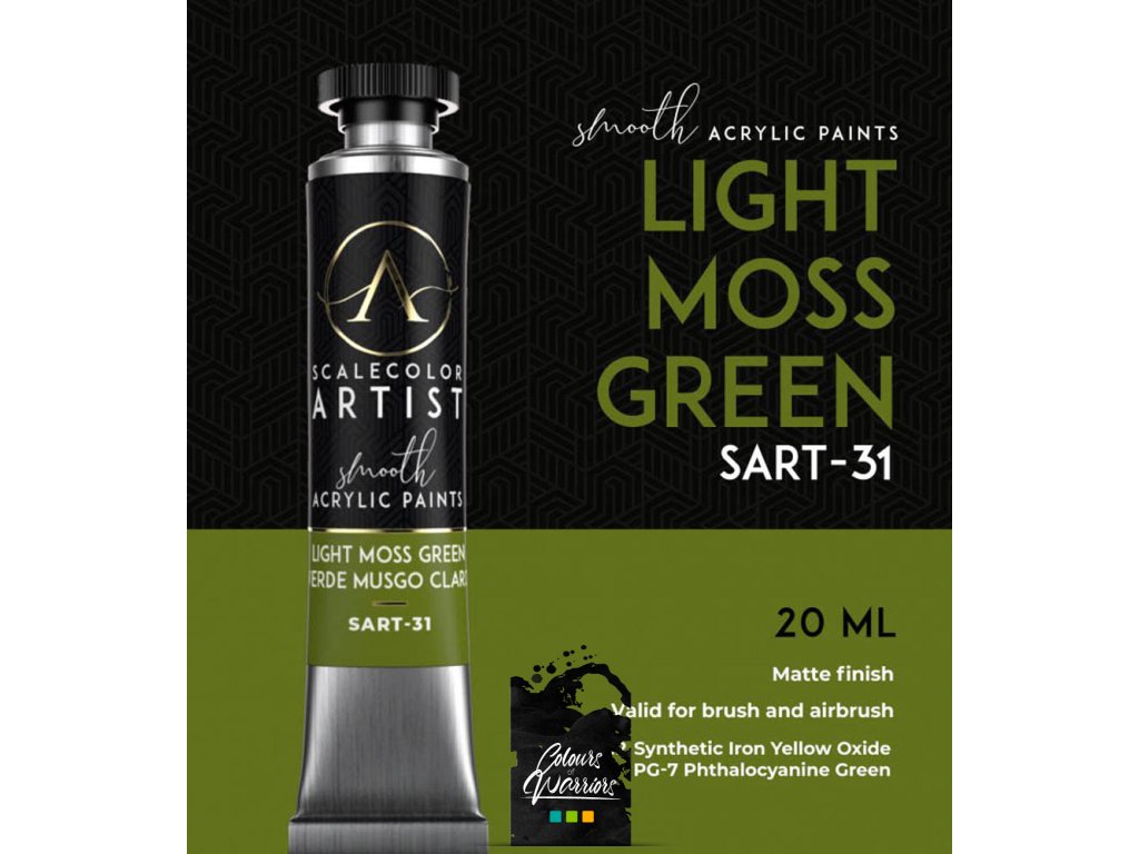 SCALECOLOR ARTIST: LIGHT MOSS GREEN (SCALE75)