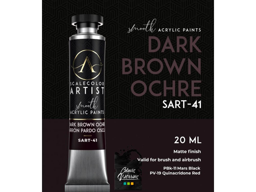 SCALECOLOR ARTIST: DARK BROWN OCHRE (SCALE75)
