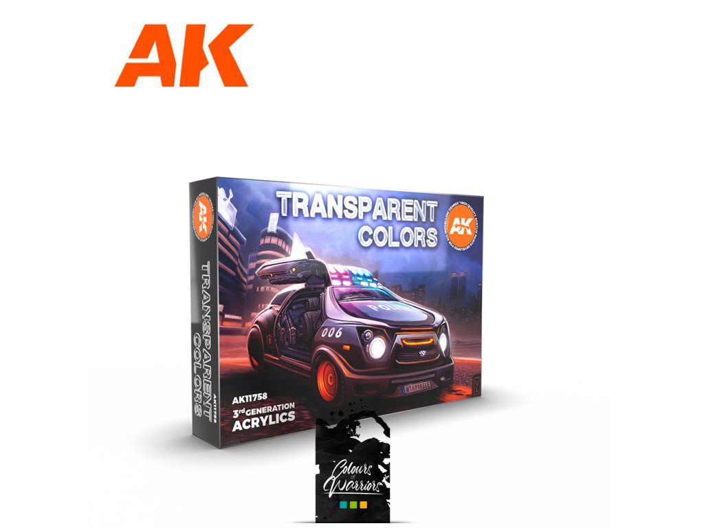 3RD GENERATION: PAINTS SET - TRANSPARENT COLORS