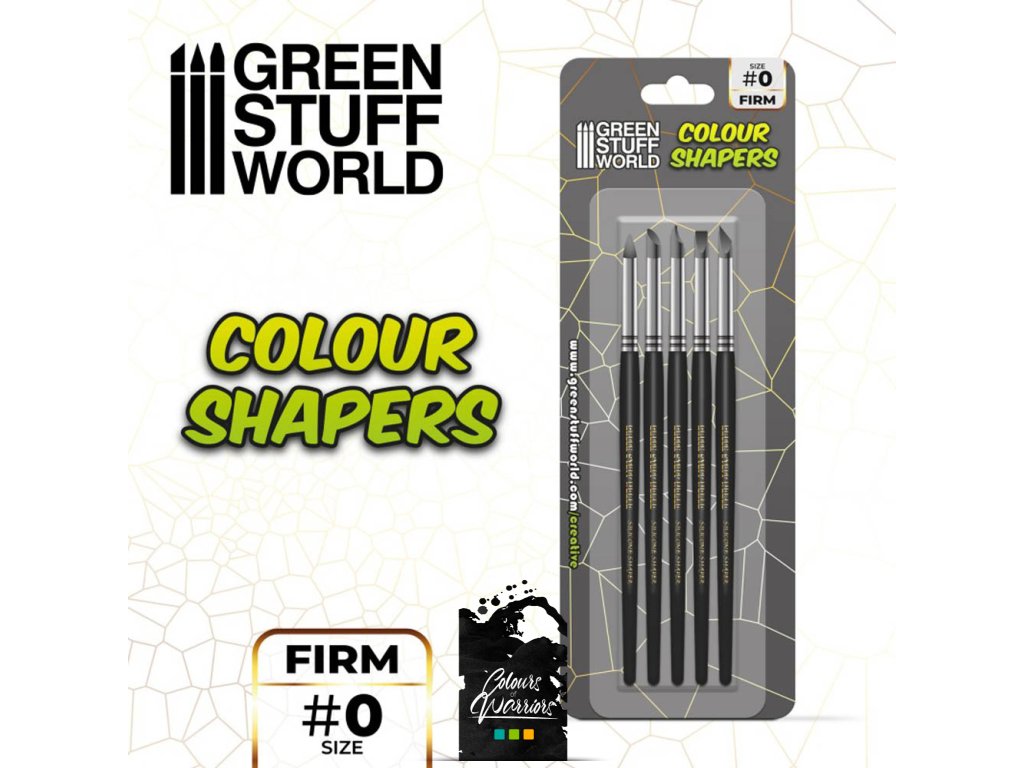 COLOR SHAPER: SIZE 0, FIRM - BLACK (SILIKONOVÉ ŠTĚTCE)