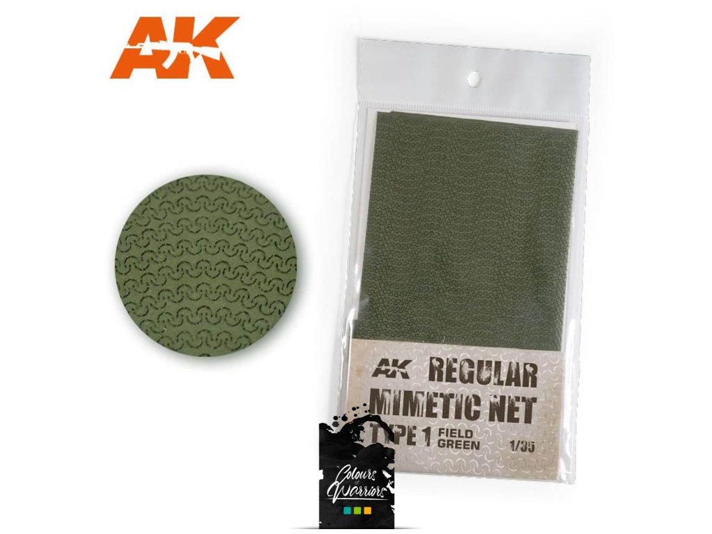 CAMOUFLAGE NET: REGULAR TYPE 1 FIELD GREEN