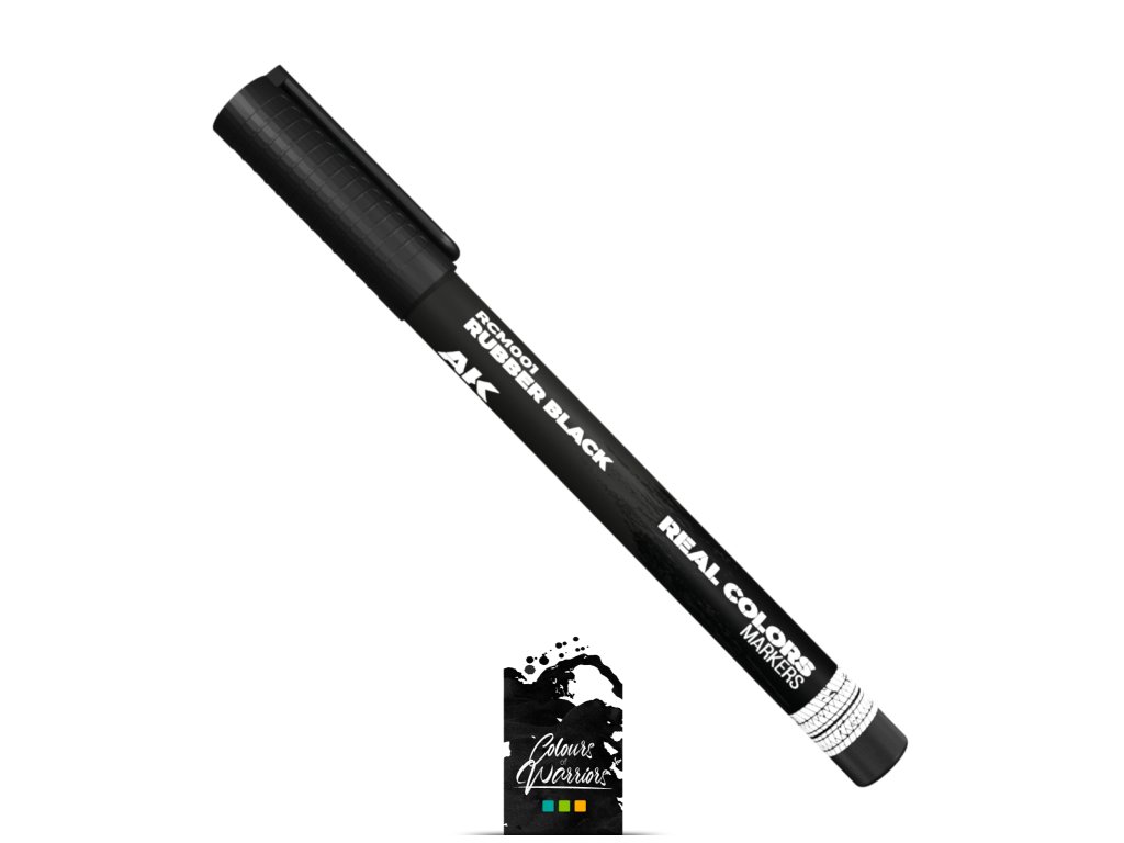 Ak interactive Real Color Marker RUBBER BLACK2