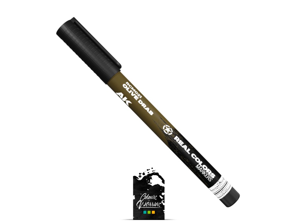 Ak interactive Real Color Marker OLIVE DRAB2