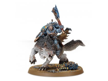 SPACE WOLVES: WOLF LORD ON THUNDERWOLF