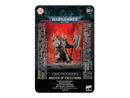 CHAOS SPACE MARINES: MASTER OF EXECUTIONS