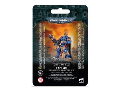 WARHAMMER 40K: SPACE MARINES - CAPTAIN WITH MASTER-CRAFTED BOLT RIFLE