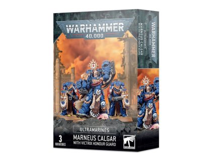 WARHAMMER 40K: SPACE MARINES - ULTRAMARINES - MARNEUS CALGAR WITH VICTRIX HONOUR GUARD