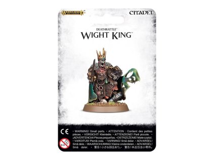 WARHAMMER AGE OF SIGMAR: SOULBLIGHT GRAVELORDS - DEATHRATTLE WIGHT KING WITH BALEFUL TOMB BLADE