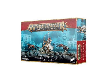 STORMCAST ETERNALS: KNIGHT-JUDICATOR WITH GRYPH-HOUNDS