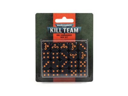 WARHAMMER 40000 KILL TEAM: ORK KOMMANDOS DICE SET