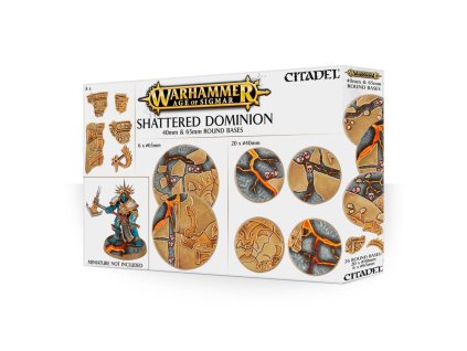 WARHAMMER AGE OF SIGMAR: SHATTERED DOMINION - 40 & 65MM ROUND