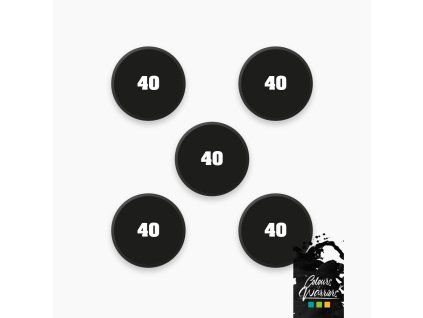 BASES: 40MM ROUND X 5