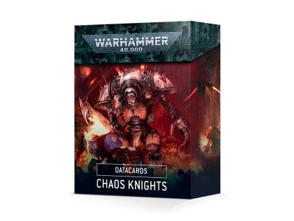 WARHAMMER 40K: CHAOS KNIGHTS - DATACARDS (STARÁ EDICE)