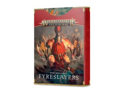 WARHAMMER AGE OF SIGMAR: FYRESLAYERS - WARSCROLL CARDS (STARÁ EDICE)