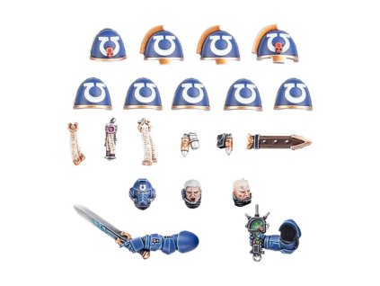 WARHAMMER 40K: SPACE MARINES - ULTRAMARINES - PRIMARIS UPGRADES