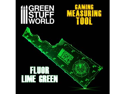 GAMING MEASURING TOOLS: FLUOR LIME GREEN
