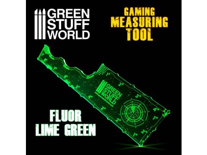 GAMING MEASURING TOOLS: FLUOR LIME GREEN