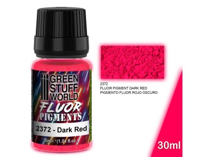 PIGMENTS: PAINT POT - FLUOR DARK RED