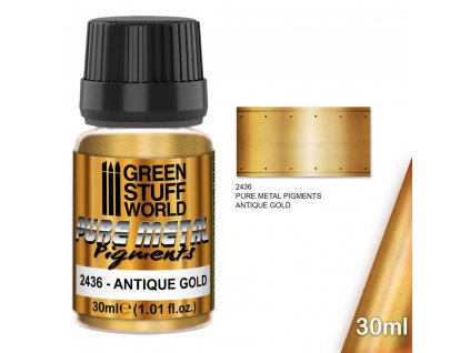 PIGMENTS: PAINT POT - PURE METAL - ANTIQUE GOLD