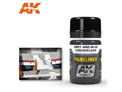 WEATHERING: PANELINER FOR GREY AND BLUE CAMOUFLAGE