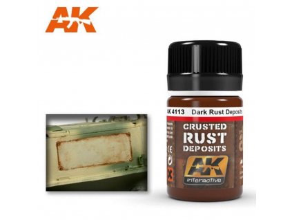 WEATHERING: DARK RUST DEPOSIT