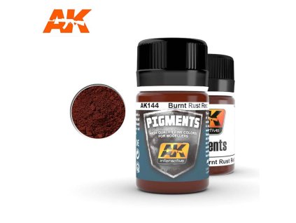 PIGMENTS: BRUNT RUST RED