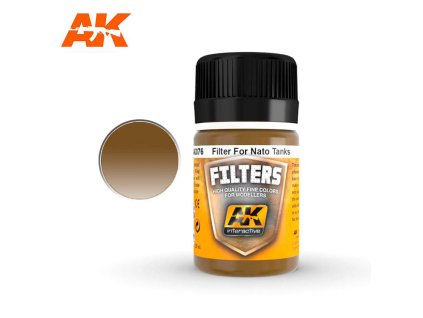 AK INTERACTIVE ENAMEL EFFECTS: FILTER FOR NATO TANKS