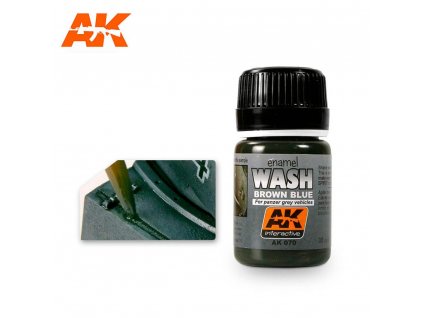 WASH: BROWN BLUE FOR PANZER GREY VEHICLES