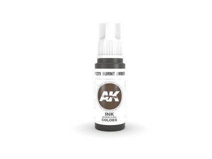 AK INTERACTIVE - 3RD GEN: BURNT UMBER INK 11229