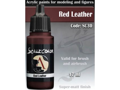 SCALECOLOR: RED LEATHER