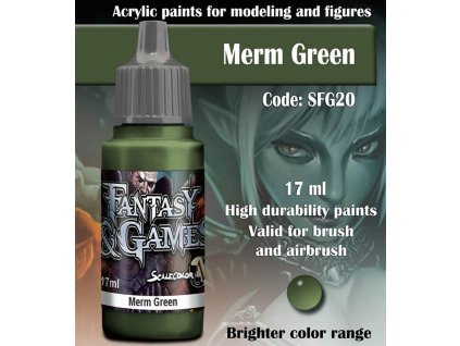 FANTASY & GAMES: MERM GREEN