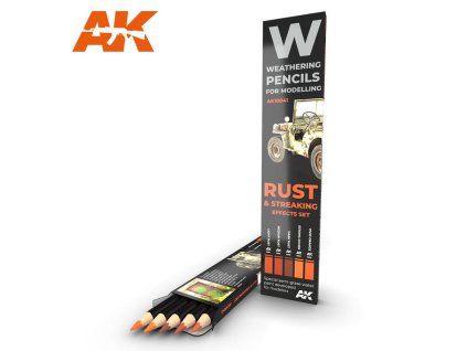 PENCILS: WEATHERING SET RUST AND STREAKING