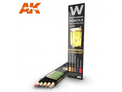 PENCILS: WEATHERING SET CHIPPING ANS AGING