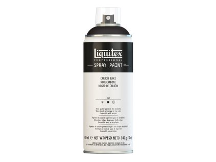 SPRAY: LIQUITEX PROFESSIONAL PAINT 400ML CARBON BLACK