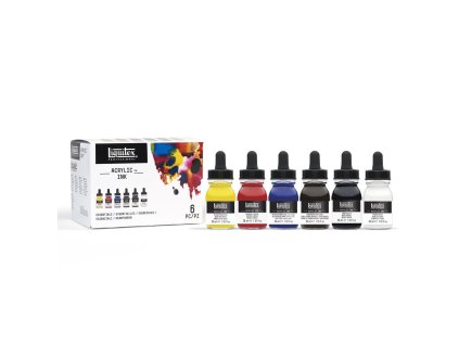 INK: LIQUITEX PROFESSIONAL ESSENTIALS SET 6 X 30ML