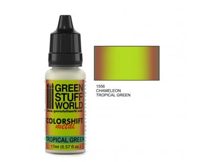 chameleon colorshift tropical green paint
