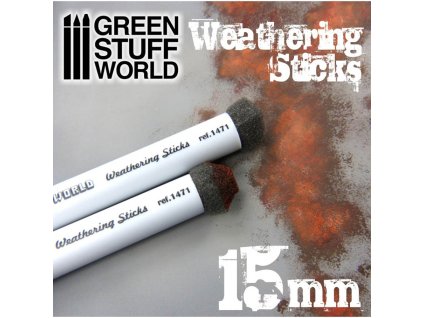 STICKS: WEATHERING 15MM (PATINOVACÍ HOUBIČKOVÝ ŠTĚTEC)