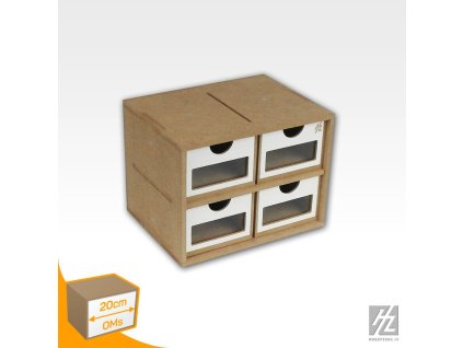 DRAWERS MODULE 4X (MODELÁŘSKÝ ORGANIZÉR)