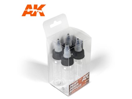 PAINT DOSER BOTTLES: 4X30ML (PRÁZDNÉ NÁDOBKY NA BARVY)